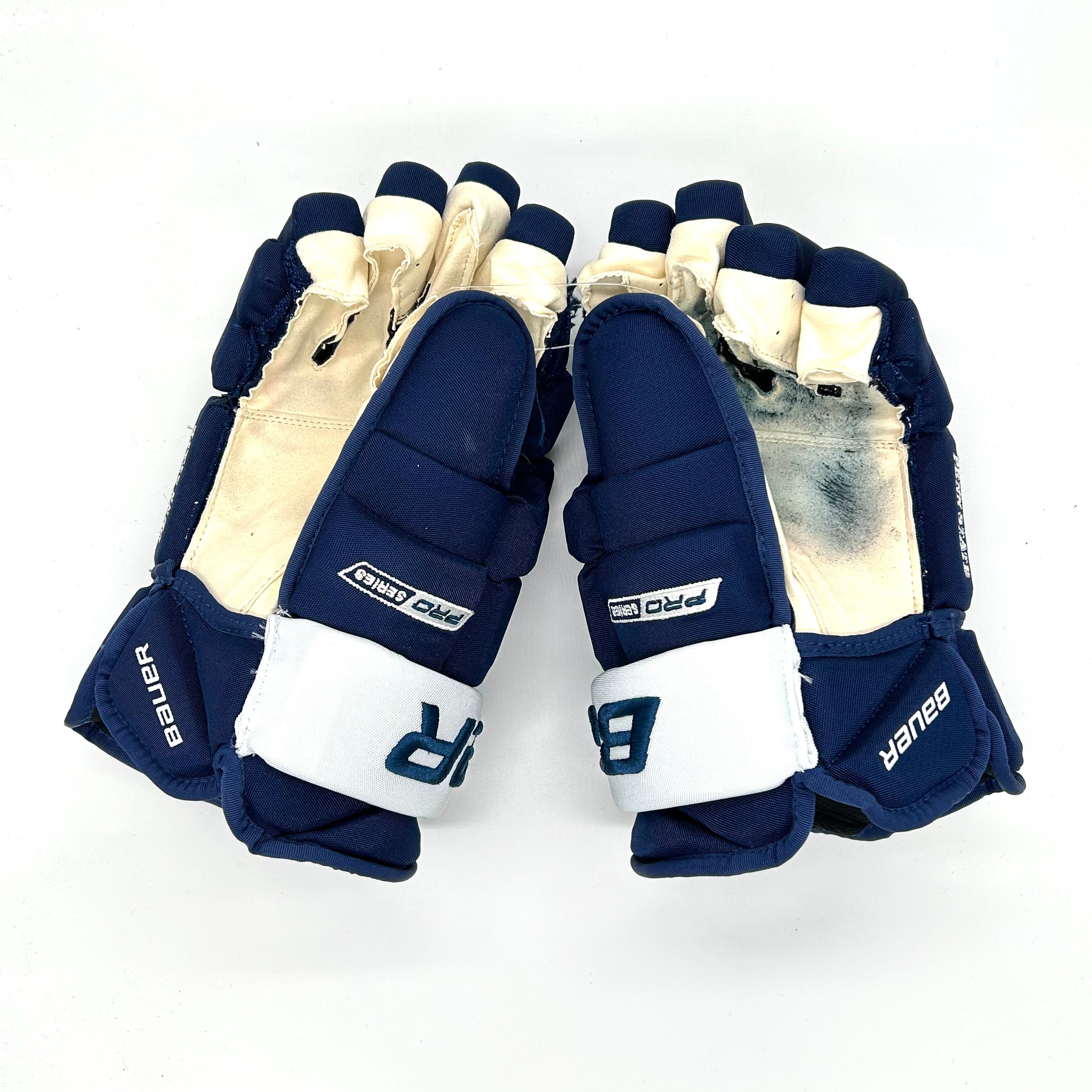 Bauer Pro Series - Gants Pro Stock d'occasion (bleu marine)